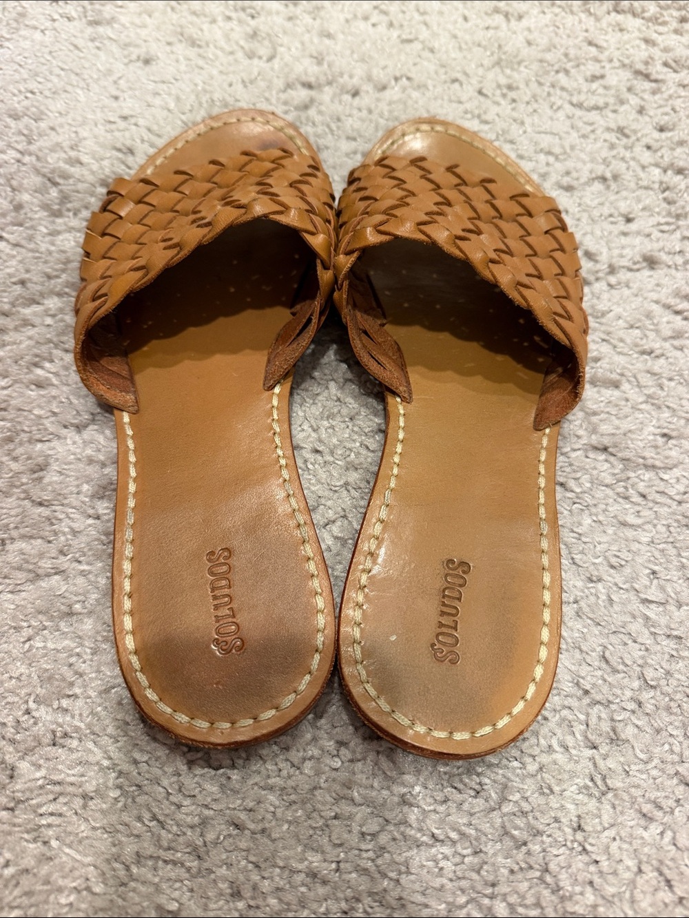 Soludos Braided Sandals in Brown